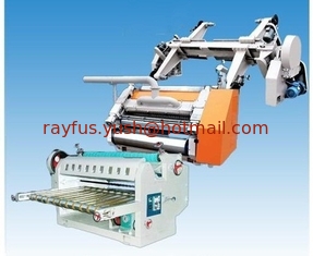 China Single Facer Corrugation Line, Mill Roll Stand + Single Facer + Rotary Cutter supplier