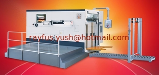China Semi-auto Die-cutting and Creasing Machine, Flatbed Die-cutting + Creasing, stripping unit as option supplier
