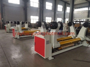 China Hydraulic Shaftless Mill Roll Stand, Two Kraft Paper Reel, Hydraulic Lift-down, Hydraulic Moving supplier