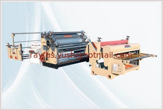 China Single Facer Corrugating Line, Mill Roll Stand + Single Facer + Rotary Cutter supplier