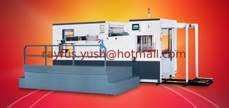 China Automatic Die-cutter and Creaser Machine, Flatbed Die-cutting + Creasing, stripping as option supplier