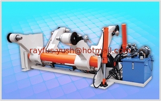 China Hydraulic Shaftless Mill Roll Stand, Two Kraft Paper Reel, Hydraulic Lift-down supplier