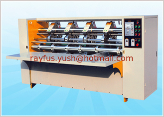 China Electrical Thin Blade Slitter Scorer, Rotary Slitting + Scoring, Electrical Adjustment, Auto feeder as option supplier