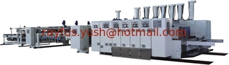 China Automatic Flexo Printer Slotter Die-cutter Folder Gluer Strapper Inline Machine, with PP or PE Strapping supplier