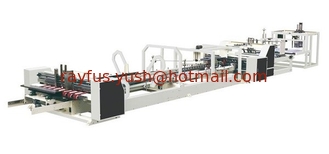 China Automatic Folder Gluer Stitcher Strapper All Inline One Machine, PP or PE strapping supplier
