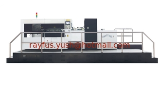 China Automatic Flatbed Die Cutter Machine, Automatic Lead-Edge Feeding, stripping unit as option supplier