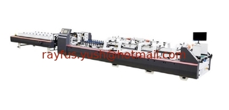 China Automatic Multi-function Folder Gluer Machine with Pre-fold &amp; Bottom-lock, by glue guns, option for CD box supplier