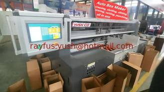 China Auto Box Maker, Automatic Carton Box Cutting Machine, Lead-Edge Feeding supplier
