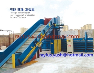 China Autoamtic Horizontal Hydraulic Baler Machine, for Waste Cardboard, Carton Box, etc. supplier
