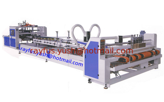 China Fully Automatic Folder Gluer Machine, inline stitcher or strapper unit as option supplier