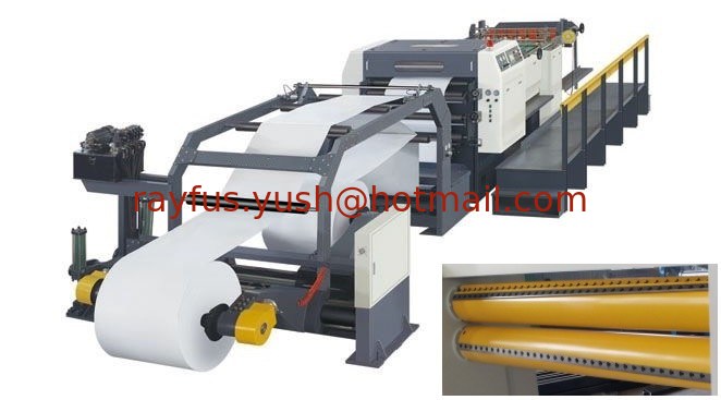 Automatic High-speed Helical-knife Paper Roll Sheeter Stacker, for 1 ...
