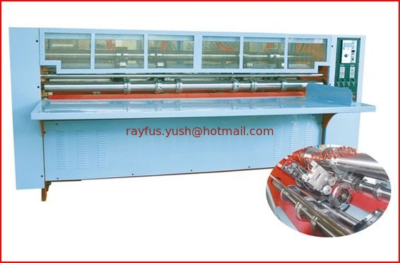 Thin Blade Slitter Scorer Machine, Rotary Slitting + Creasing, with Safety Cover supplier