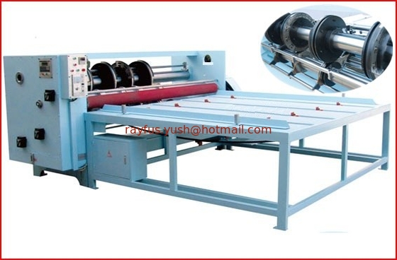 Chain type Rotary Slotter Machine, Combined Adjustment, Slotting + Cutting + Creasing supplier