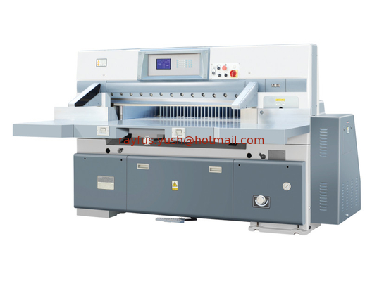 Program-control Paper Sheet Cutter, High precision, Computer control, Blue Screen or Touch Screen supplier