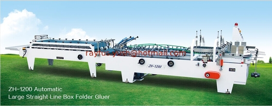 Automatic Large Straight Line Box Folder Gluer, Straight Line Box Folding + Gluing supplier