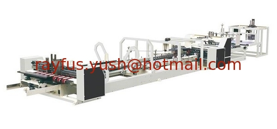 Automatic Folder Gluer Stitcher Strapper All Inline One Machine, PP or PE strapping supplier