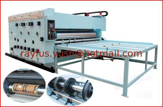 Automatic Pre-feeder Lead-edge Flexo Printer Slotter Die-cutter Folder Gluer Strapper Inline Machine, 1~6 color supplier