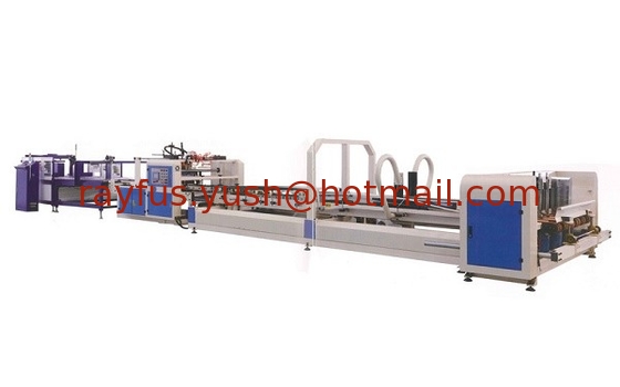 Fully Automatic Folder Gluer Machine, inline stitcher or strapper unit as option supplier