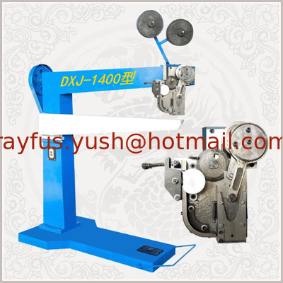 Semi-auto Two Pieces Carton Box Stitcher Machine, Carton Box Folding + Stitching supplier