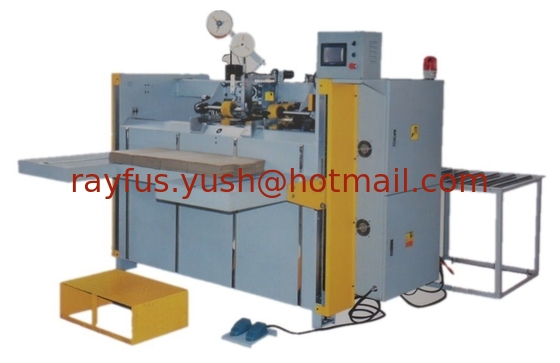 Automatic Folder Gluer Stitcher Strapper All Inline Machine, PP belt heated or PE tape tied supplier