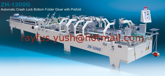 Automatic Large Straight Line Box Folder Gluer, Straight Line Box Folding + Gluing supplier