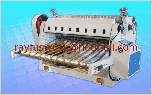 Single Facer Corrugated Line, Mill Roll Stand + Single Facer Corrugator + Rotary Cutter + Conveyor Stacker supplier