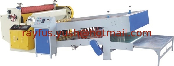 Single Facer Corrugated Line, Mill Roll Stand + Single Facer Corrugator + Rotary Cutter + Conveyor Stacker supplier