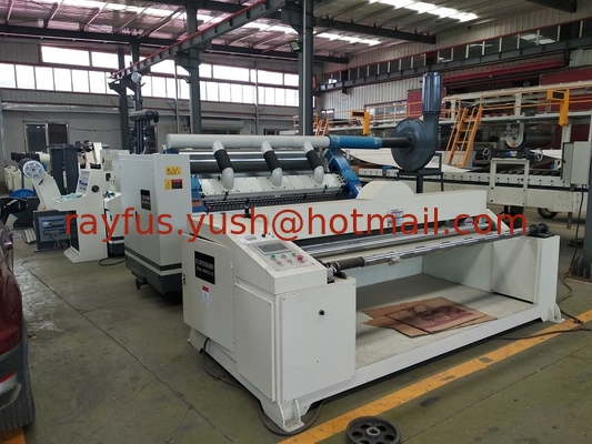 Hydraulic Shaftless Mill Roll Stand, Two Kraft Paper Reel, Hydraulic Lift-down supplier