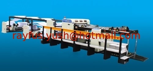 Automatic High-speed Paper Roll Sheeter Stacker, Paper Reel to Sheet Cutter Stacker, with Printing Mark Sensor supplier