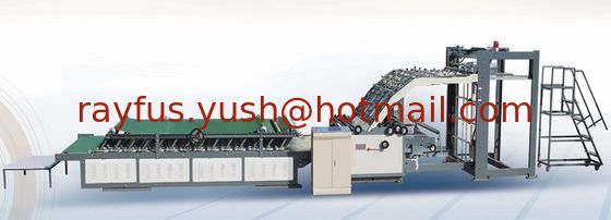 Automatic Flute Laminator Stacker Machine, 3-Ply or 5-Ply, Turnover Stacker, Straight output or Side output supplier