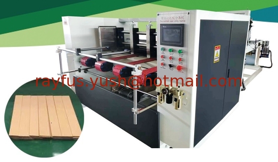 Automatic Partition Board Slitter Machine, Clapboard Slitting Machine, Automatic feeding + slitting + stacking supplier