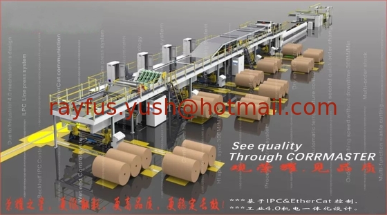 3/5/7-layer Cardboard Corrugating Line, Corrugated Cardboard &amp; Carton Box Making Machine supplier