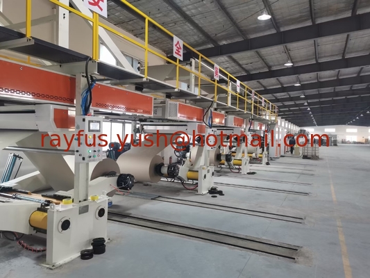 Hydraulic Shaftless Mill Roll Stand, Two Kraft Paper Reel, Hydraulic Lift-down, Hydraulic Moving supplier