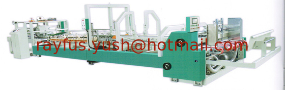 Automatic Multi-function Folder Gluer Machine with Pre-fold &amp; Bottom-lock, by glue guns, option for CD box supplier