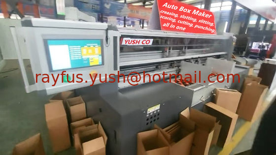 Automatoic Carton Box Maker, Corruagted Carton Box Forming Machine, Cutting + Creasing supplier