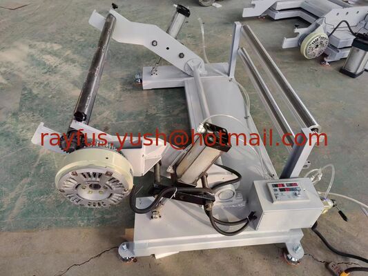 Pneumatic Mill Roll Stand for Inner Paper Roll, for IBC Box Manufacturing Plant supplier
