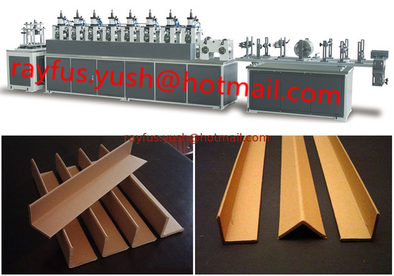 Paper Corner Protector Punching Machine, Hobbing Machine, Slotting Machine for Paper Angle Protector supplier