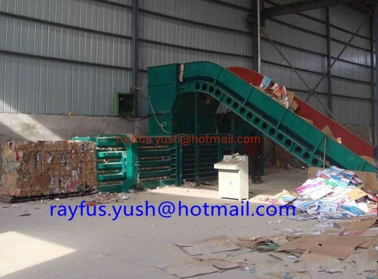 Autoamtic Horizontal Hydraulic Baler, for Cardboard, Carton Box, etc. supplier