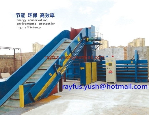 Autoamtic Horizontal Hydraulic Baler Machine, for Waste Cardboard, Carton Box, etc. supplier