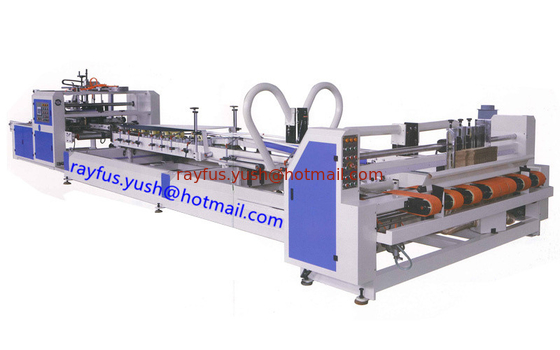 Fully Automatic Folder Gluer Machine, inline stitcher or strapper unit as option supplier