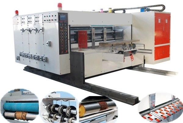 Automatic Flexo Printer Slotter Die-Cutter Folder Gluer Strapper All Inline Machine